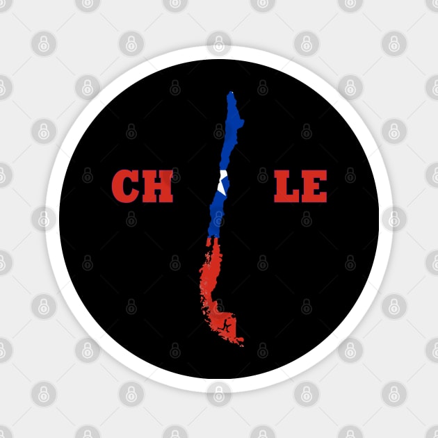 Chile Shirt Magnet by Mr.Guru 305 